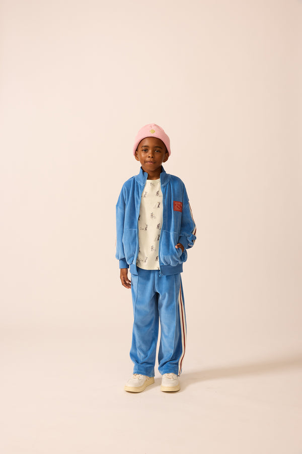 Velour Track Jacket in Blue Note – The Sunday Collective