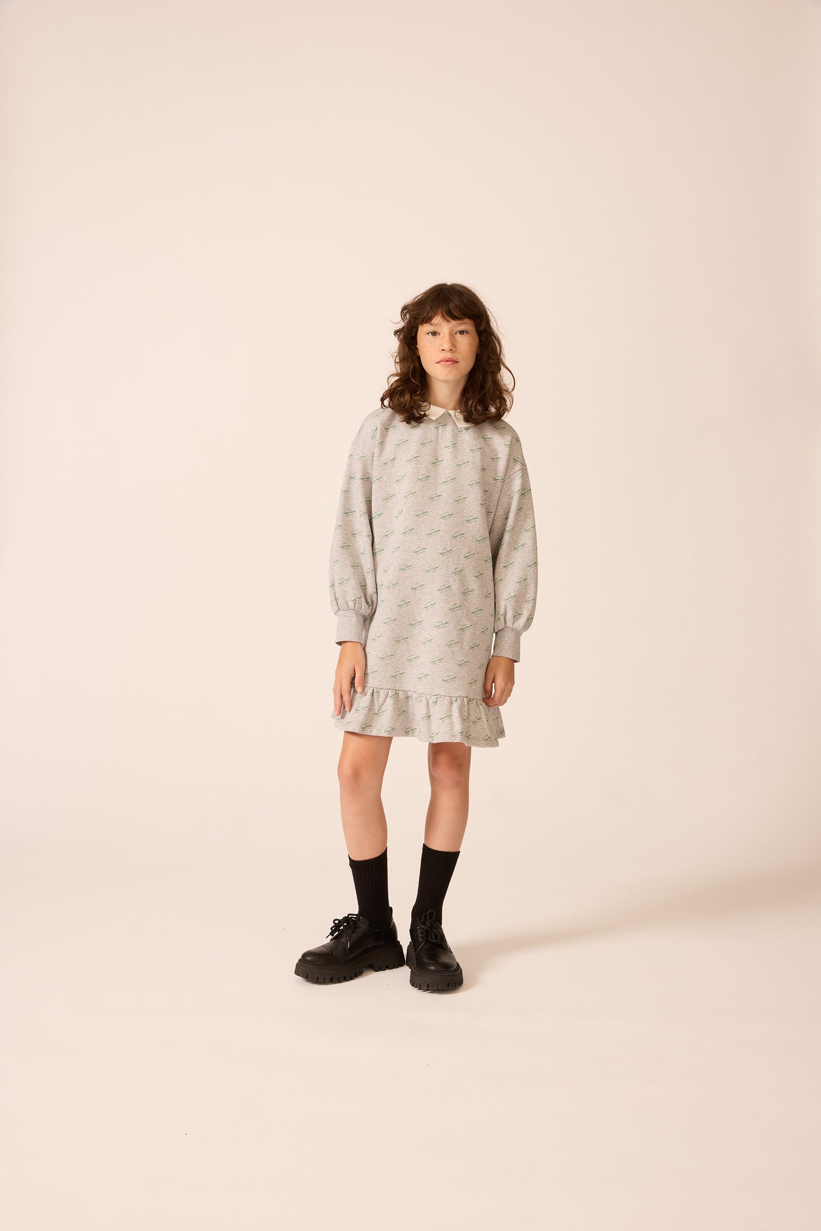 grey sweatshirt dress Organic Sweatshirt Dress in Heather Grey – The Sunday Collective