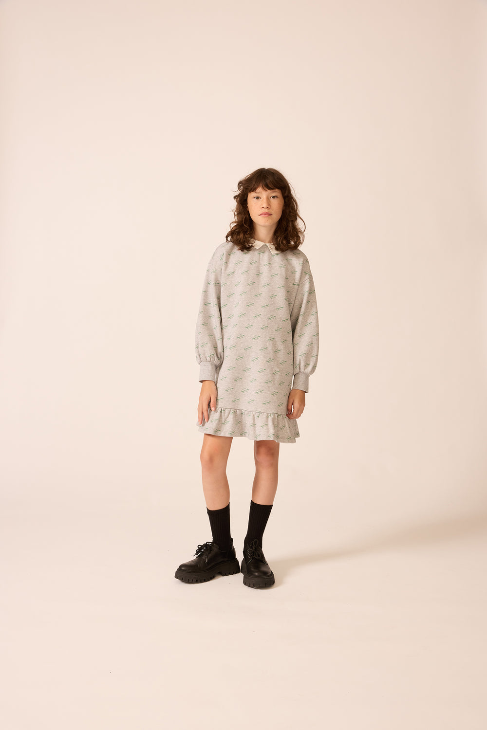 Organic Sweatshirt Dress in Heather Grey – The Sunday Collective