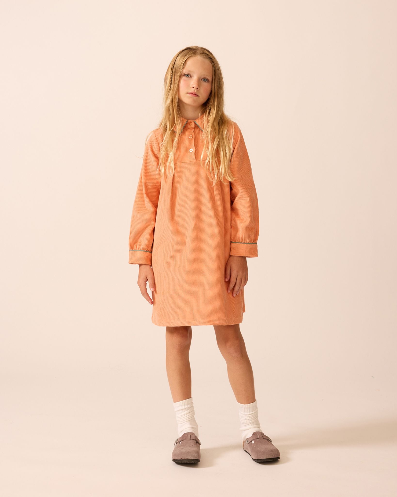 orange corduroy dress Shirtdress in Sunset Serenade – The Sunday Collective Hand Wash Cold Classy Black Dress Aesthetic: willbeth Ladies dresses Size:C70