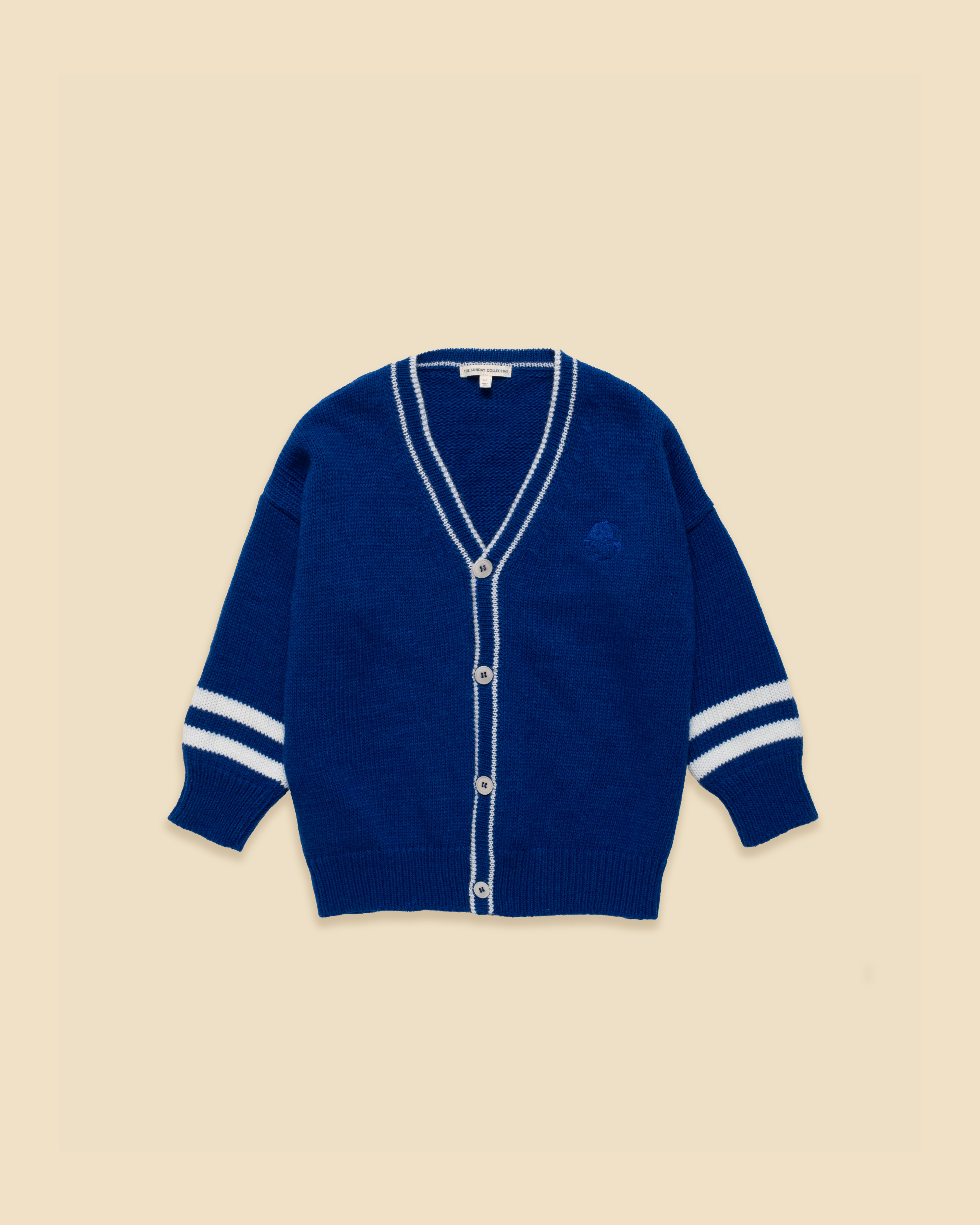 Wool Classroom Cardigan in Cobalt Blue | Sweaters | The Sunday
