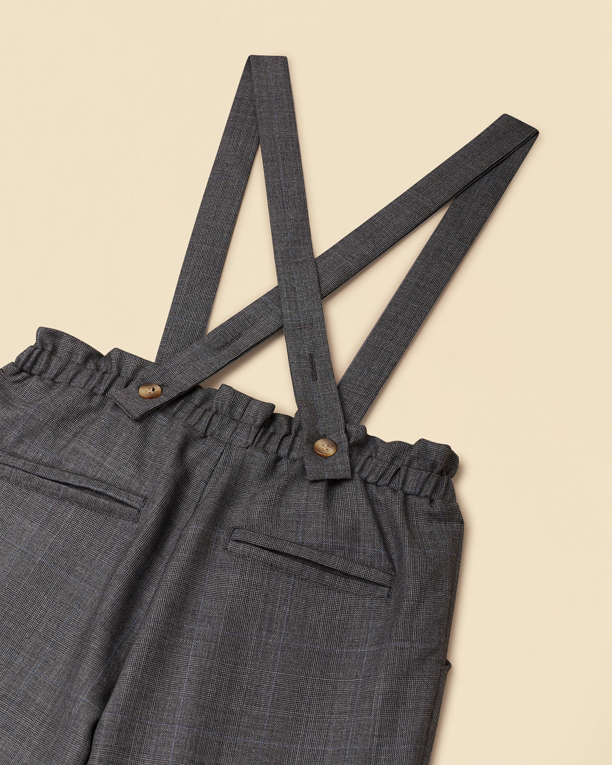 Merino Wool Suspender Pants - 6Y